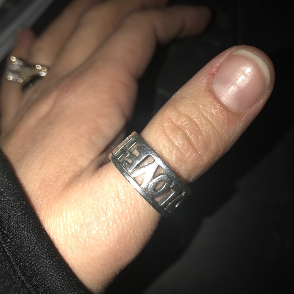 James Avery faith hope and love ring